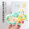 Ímã de Geladeira de Acrílico Desenho Animado Personalizado Periférico DIY Marco da Cidade Mapa Ímã Macio