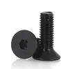 [m8m10m12m16m20] Tornillo de Cabeza Avellanada Hexagonal Grado 10.9 Negro Tornillos de Alta Resistencia Tornillos Venta al por Mayor
