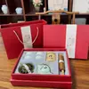 Conjunto de Chá para Presente de Negócios Estilo Chinês, Bule Xishi de Celadon, Incensário de Lembrança, Conjunto Combinado de Um Bule com Quatro Xícaras Pequenas