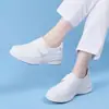 Em Estoque Sapatos de Enfermagem com Velcro Femininos Outono/Inverno com Pelúcia Versáteis Antiderrapantes Solado Grosso Calçados de Trabalho para Cuidados Médicos Dropshipping Exclusivo Transfronteiriço
