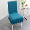 Funda de silla universal para cuatro estaciones para uso en el hogar, respaldo antideslizante todo en uno, funda de silla de comedor integrada, elástica y engrosada