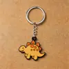 Nuevo Llavero de Dinosaurio de Dibujos Animados Lindo, Exquisito Metal Tiranosaurio, Braquiosaurio, Estegosaurio, Triceratops Colgante para Bolsa