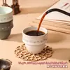 Xícara de café árabe personalizada, Xícara pequena de chá em forma de V com avelã turca, Xícara de camelo para café árabe feito à mão do Oriente Médio