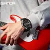 Reloj para Hombre Sanda Transfronterizo Doble Movimiento Cuenta Regresiva Tres Tiempos Luminoso Versátil Simple Reloj Electrónico Multifuncional Resistente al Agua