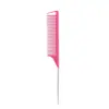 Pente de Cauda Pontuda Atacado Transfronteiriço, Pente de Agulha de Aço Colorido, Pente para Styling de Cabelo, Pente para Mechas de Cabelo Resistente a Altas Temperaturas, Pente de Cauda de Rato para Mechas e Separação