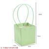 Suministro Transfronterizo de Materiales para Floristerías, Bolsas Tote de Flores para Halloween, Bolsas Trapezoidales de Cuero Impermeable, Empaque para Regalos, Bolsas para Ramos