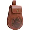 Cinturón Medieval Vikingo Renacentista Transfronterizo Pulsera Retro Disfraz de Cosplay de Halloween Bolso de Cintura para Vestido