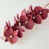 9 grandes flores artificiais Phalaenopsis estilo europeu flor falsa para casa ramo único Phalaenopsis flor de seda buquê macio atacado e varejo