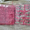 Flor de Rosa de Encaje de 2 cm Flor de Espuma Pe Flor Seca Accesorios para Caja de Dulces de Boda Caja de Regalo Corona de Flores Tejida Enredadera
