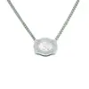 Collar Colgante Transfronterizo Europeo y Americano Primavera Nuevo Colgante Inicial Letra 26 Textura en Relieve Colgante Personalizado Accesorios Elegantes
