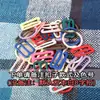 Acessórios para botões de roupas 089 fivela ajustável bico de pato de múmia fivela de liga ouro e prata preto e branco fivela de chapéu de roupa íntima revestida de plástico