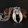Novo Pingente de Dente de Lobo para Homens, Personalizado e Ousado Ornamento de Dente de Cão Lobo, Dente de Mastiff Protetor Vintage, Presente Versátil para Estudantes