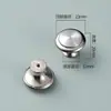 Fabricante Personalizado Manípulo de Cogumelo de Aço Inoxidável para Portas de Armário, Puxador Pequeno Redondo de Gaveta, Manípulo Único de Metal para Porta de Guarda-Roupa