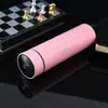 Copo Térmico Inteligente Medidor de Temperatura em Aço Inoxidável 304 500ml Copo Reto para Negócios Copo de Água Portátil com Temperatura Copo de Presente Atacado