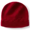 Gorro de cachemira nuevo modelo para otoño e invierno con exquisitos patrones, moderno y cálido, protege los oídos, gorro de punto a prueba de frío