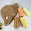 Hilo de Seda de Hielo de Tres Hebras para Tejer Sombreros, Bolsos de Ganchillo Hechos a Mano, Cojines Tejidos y Ganchos para Zapatos, con Hilo de Polipropileno Brillante
