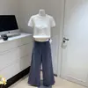 Pantalones Casuales Caqui/Marrón Oscuro/Azul/Azul Oscuro