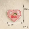 Novo Patch Bordado de Flor Coração de Desenho Animado Patch Autoadesivo DIY para Roupas e Bolsas Bordado Feito à Mão