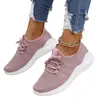 Tênis de Corrida Feminino Transfronteiriço Temu, Sapatos Femininos Respiráveis Fly-Knit, Sapatos Esportivos de Solado Macio, Sapatos Femininos Planos Confortáveis Casuais Versáteis