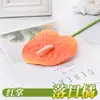Antúrio Vermelho Artificial Transfronteiriço Haste Única Realista 3D Toque Real Home Decor Arranjo Decoração Arranjo de Flores Adereço Buquê de Flores Artificiais
