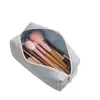 Bolsa octogonal de lona com estampa de estrelas e bolinhas, minimalista e fofa, estilosa e de alta capacidade, com zíper, perfeita para estudantes guardarem seus materiais.