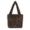 Invierno Nuevo Felpa Lindo Bolso Tote Estilo Japonés Oso Gran Capacidad Bolso de Hombro Estudiante Clase Bolso de Mano Casual