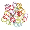 Nuevo Hebilla Marcador Espiral de Metal Herramienta de Tejido de Lana Mickey Triángulo Flor de Cinco Pétalos Anillo Marcador Juego Venta al por Mayor