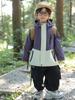Chaqueta de Otoño para Niños Tres en Uno Otoño/Invierno 2026 Abrigo Grueso con Forro Polar para Niños Parte Superior Elegante