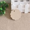 Etiqueta de papel kraft personalizada DIY pequeña tarjeta de agradecimiento caja de dulces accesorios componente tarjeta creativa en blanco