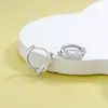 Diseño de Nicho Hebilla de Oreja de Cuerda Aro de Oreja Pendientes de Oreja de Alta Gama para Mujer Sencillos Versátiles Elegantes para el Trabajo Pequeños Frescos
