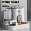 Tigela para gato, tigela para cachorro, recipiente para ração de gato, tigela dupla, dispensador automático de água e ração, comedouro automático integrado, balde de armazenamento de ração para gatos e cachorros