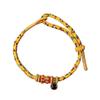 Pulsera de Cuerda Roja con Piedra de Proyección Nano Microtallada Tejida a Mano con los Doce Animales del Zodíaco y sus Deidades Guardianas