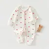 Ropa para bebé recién nacido, mameluco de una pieza, estilo primavera y otoño, algodón puro, mameluco sin costuras, atuendo de primavera para recién nacidos, ropa de bebé súper linda