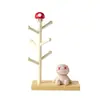 Soporte para Teléfono Móvil con Forma de Árbol Champiñón de Dibujos Animados Soporte de Escritorio para Gaming Soporte de Cabeza para Auriculares Almacenamiento de Escritorio Estante Colgador Artículo Decorativo