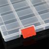 Caja de Almacenamiento de Escritorio de Plástico Compartimentada 36 Compartimentos Transparente Engrosada Accesorios de Joyería para Equipo de Pesca Piezas de Ferretería Organización Caja de PP