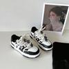 Estação europeia Smiley esportes panda sapatos para mulheres 2023 outono novo nicho original moda casual plataforma moda Board Shoes