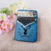 Piano de Pulgar Kalimba 17 Tonos 21 Tonos Piano de Cinco Dedos para Niñas Principiantes Instrumento Musical de Cristal Piano de Pulgar de Tablero Único