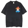 Balatro Juego Tarjeta Payaso Accesorios Harajuku Camisa Lavada Camiseta Retro Harajuku Divertido Streetwear Manga Corta