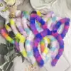 Diadema de Orejas de Conejo de Peluche de 13 cm al por Mayor Nueva Conejo de Pelo Largo Diadema para Lavado de Cara de Mujer Accesorio de Cabello Lindo Promocional para Microempresa