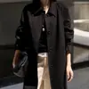 Chaqueta corta/gabardina media-larga de ante Sami, abrigo de trabajo para mujer, ropa de mujer, nueva colección otoño 2026