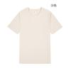 Camiseta de cuello redondo, manga corta, color liso, con transferencia de calor en blanco, para hombres y mujeres, para niños, fabricantes de ropa para niños al aire libre con personalidad, venta al por mayor