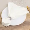 Guardanapo de cetim fosco, guardanapo dobrado, pano de limpeza de copos, banquete de casamento de hotel, guardanapo quadrado pequeno decorativo estilo americano