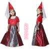 Cosplay Disfraz de Halloween Disfraz de Bruja Elfa para Niños Disfraz de Bruja Mágica Impresionante