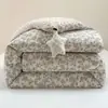 Colcha de fibra de soja Tipo A, adequada para primavera e outono, colcha de inverno, dormitório infantil, uso individual de estudante, lavável à máquina