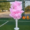Novo Corredor de Casamento com Neve Artificial Adereços Decoração de Fundo para Casamento Árvore de Flor de Cerejeira Corredor de Casamento com Flor de Cerejeira de Ferro Forjado Enfeites de Casa