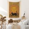 Popular Transfronteiriço Sol e Lua Gato Tarô Cartão Pano Pendurado Pano de Fundo Ins Decoração de Quarto Pano de Parede Tapeçaria de Gato Retrô