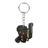 Chaveiro de Desenho Animado Minecraft Chaveiro de Plástico Macio PVC Pingente Pequeno para Bolsa Venda Quente Transfronteiriça Atacado