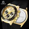 Ochstin Série Legend Relógio Masculino Luminoso à Prova d'Água Relógio Masculino de Quartzo Pulseira de Silicone Relógio de Pulso Fashion Atacado