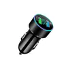 Carregador de Carro 120W Carregamento Rápido Adaptador Plug de Isqueiro Um para Dois Carregador USB para Celular Carregamento Super Rápido