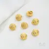 Cierres de collar al por mayor con fuerte retención de color, Oro de arena vietnamita, Botones de oro Zakiram, Cierres para pulsera Jifu Paz y Alegría